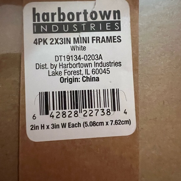 White Photo Frame Set - 4 Pack - Picture 2 of 2